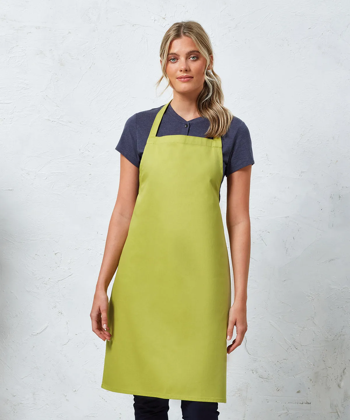 100 Organic Cotton Bib Apron | Apple