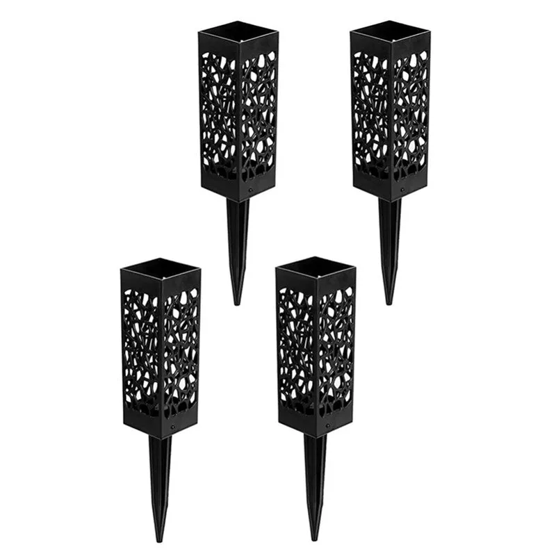 2 PCS Hollow Flower Basket for Gravestone Yard Decoration