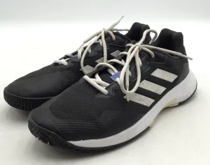 Adidas Men's Gamecourt 2.0 HQ8478 Black Athletic Shoes - Size 9.5