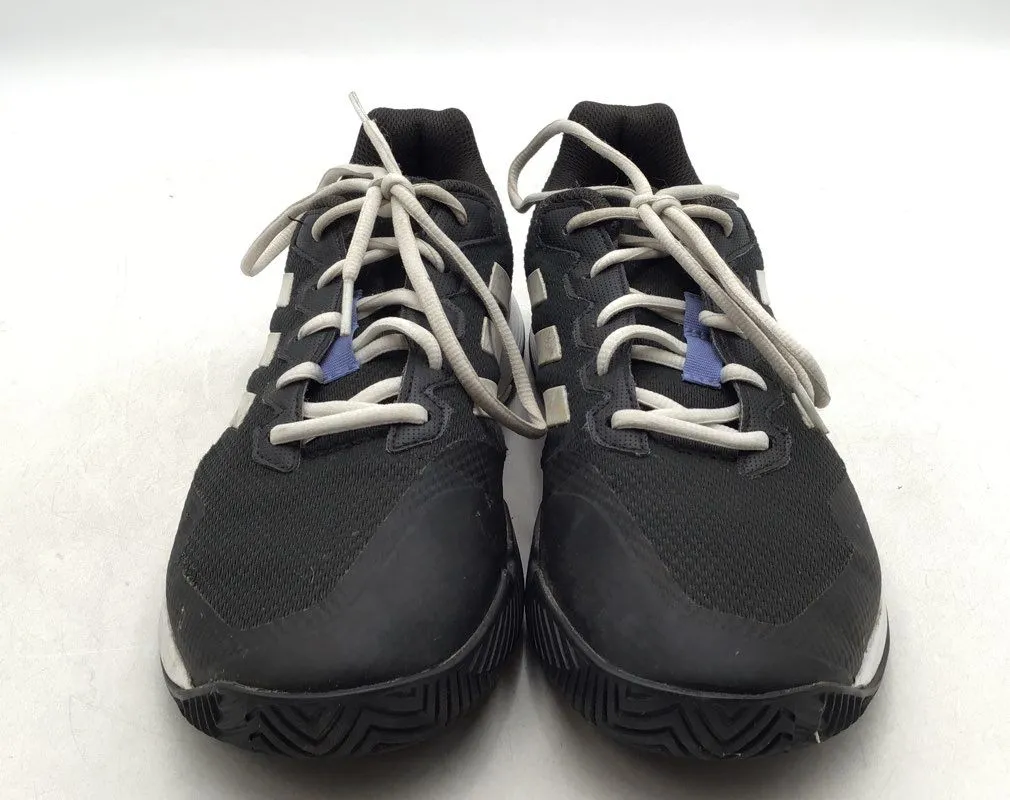 Adidas Men's Gamecourt 2.0 HQ8478 Black Athletic Shoes - Size 9.5