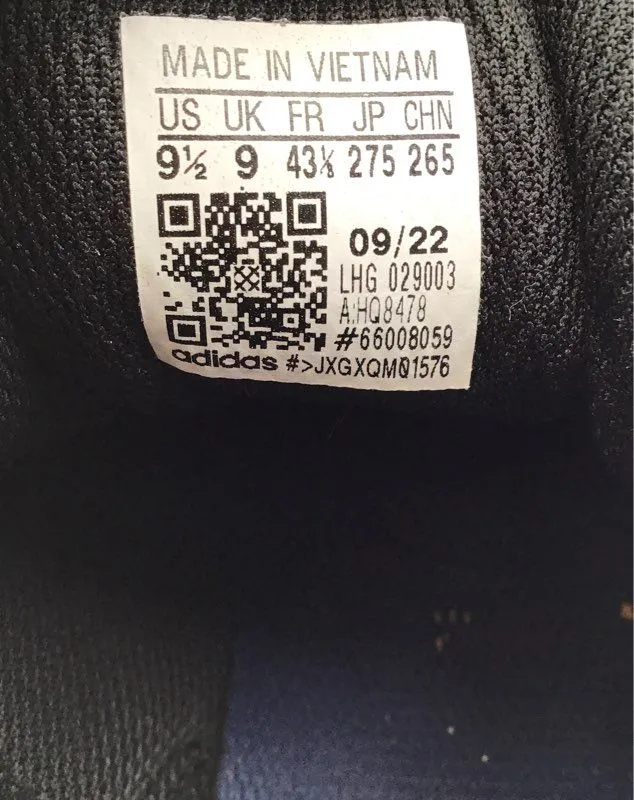 Adidas Men's Gamecourt 2.0 HQ8478 Black Athletic Shoes - Size 9.5