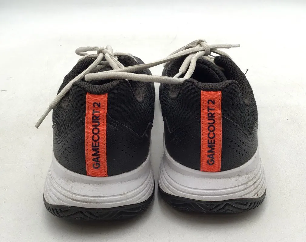 Adidas Men's Gamecourt 2.0 HQ8478 Black Athletic Shoes - Size 9.5