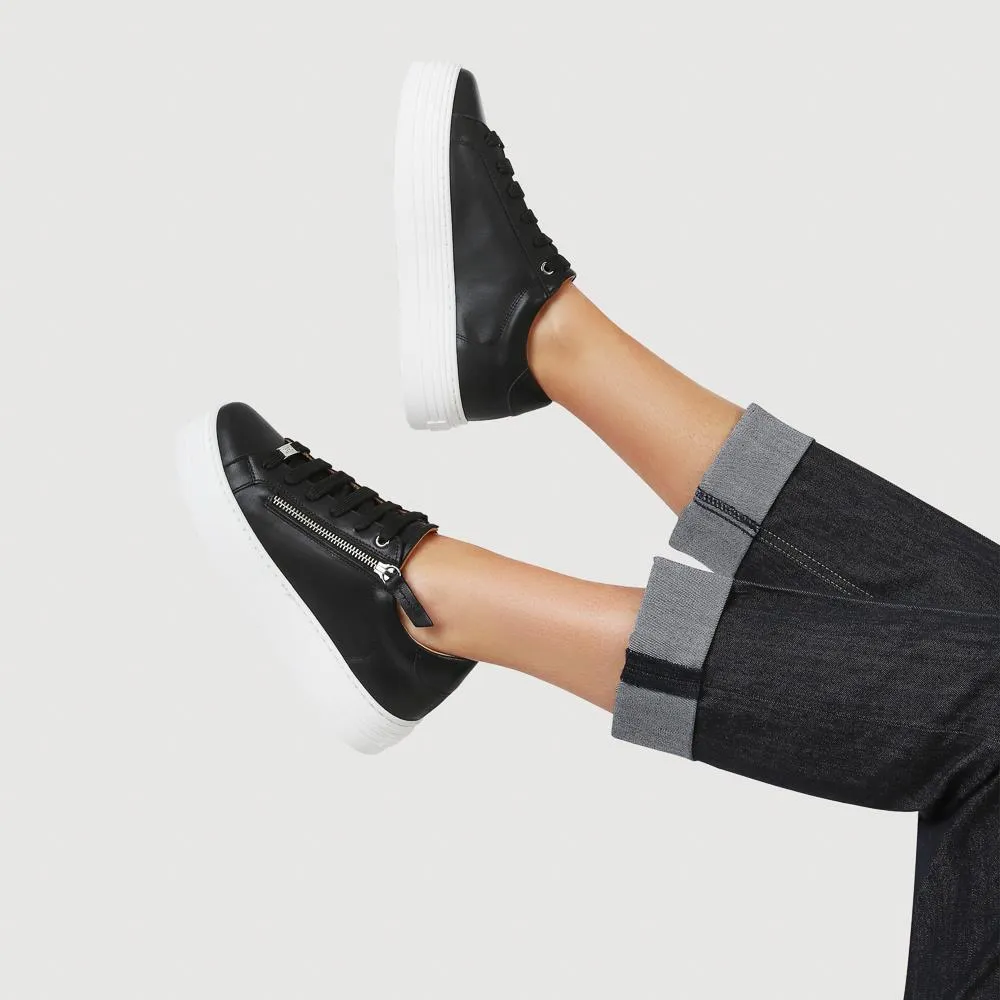 Amaliada Leather Platform Trainers - AMALIADA / 325 316