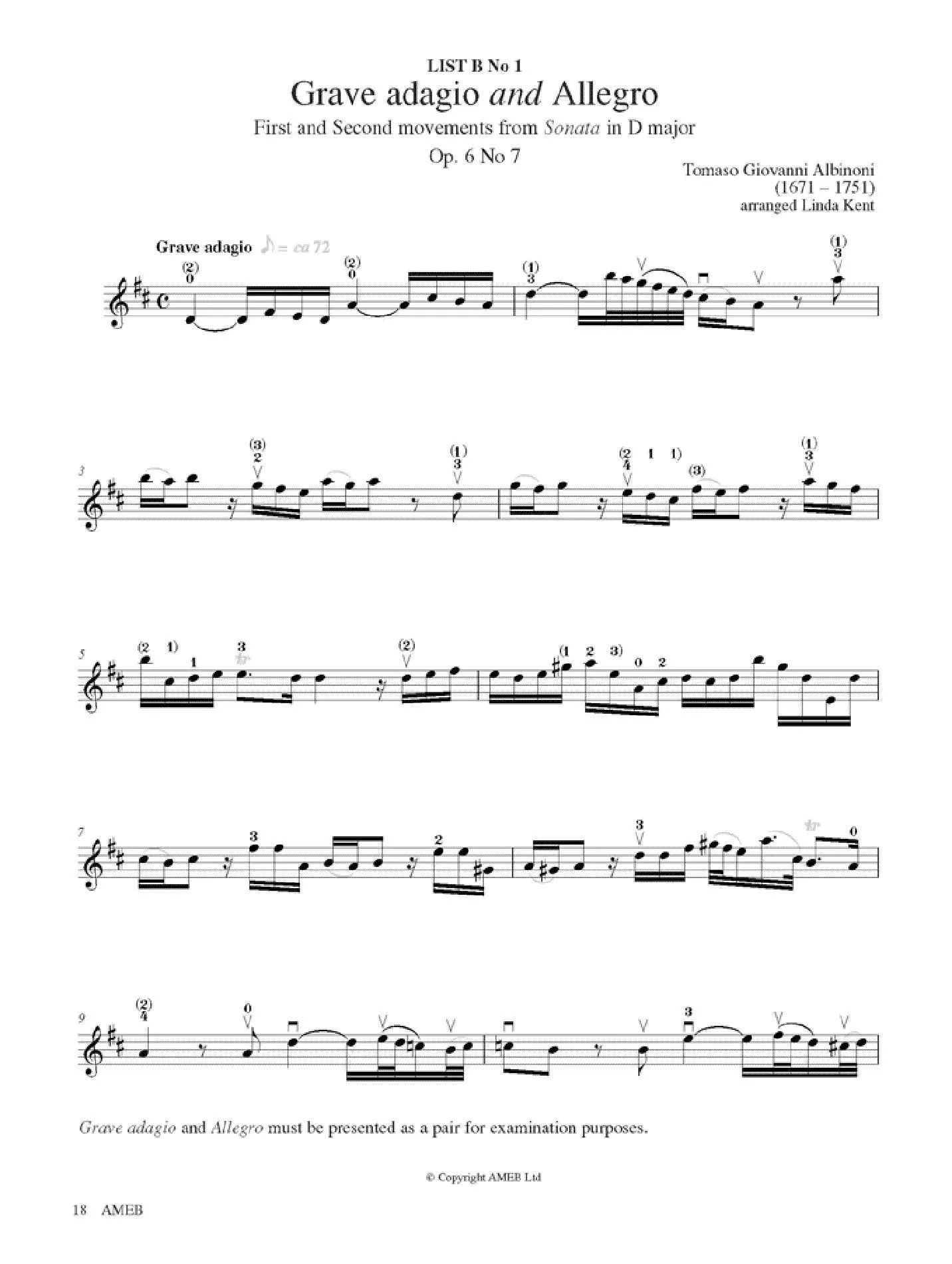 AMEB Violin Series 8 Grade 5