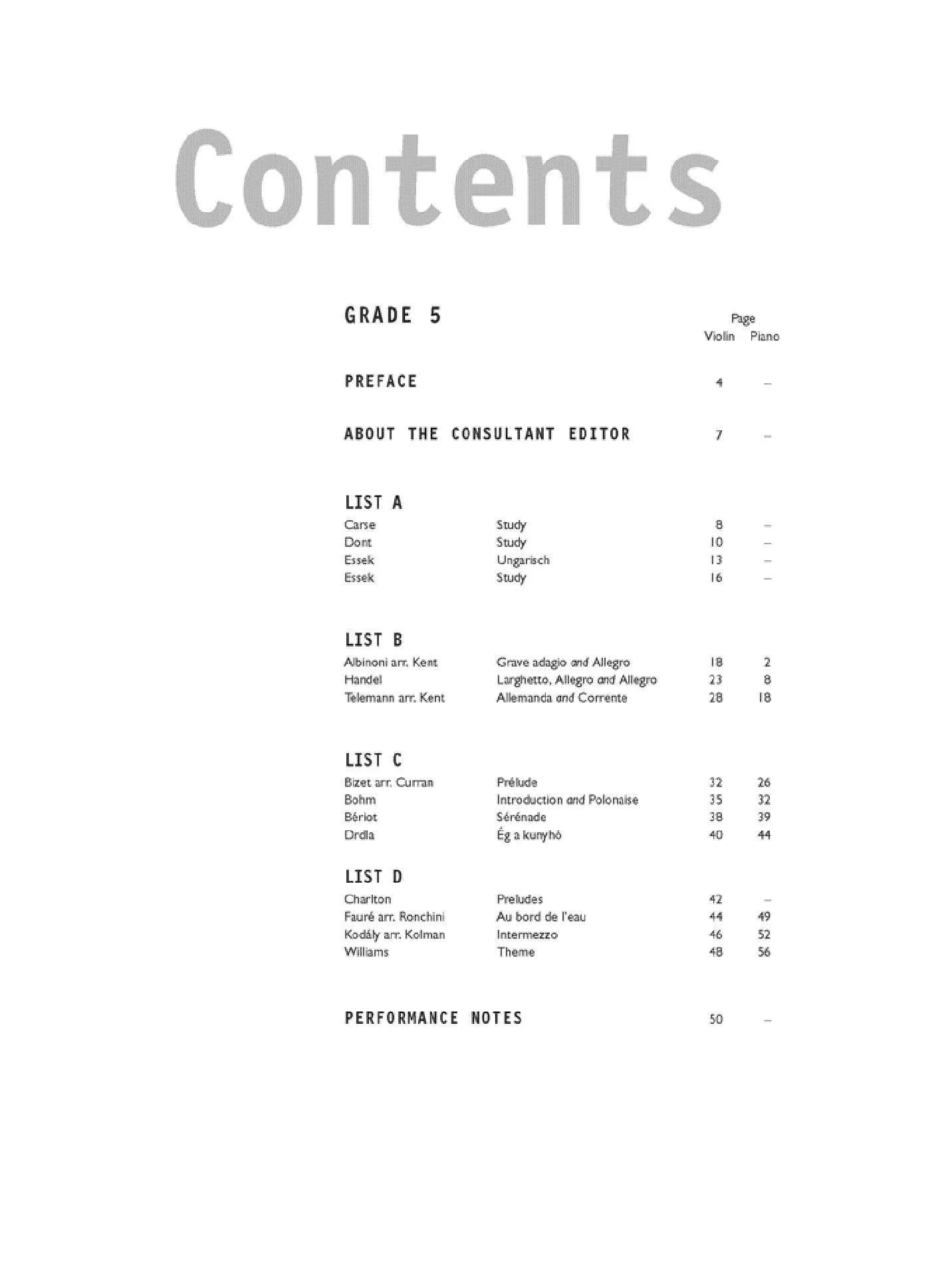 AMEB Violin Series 8 Grade 5