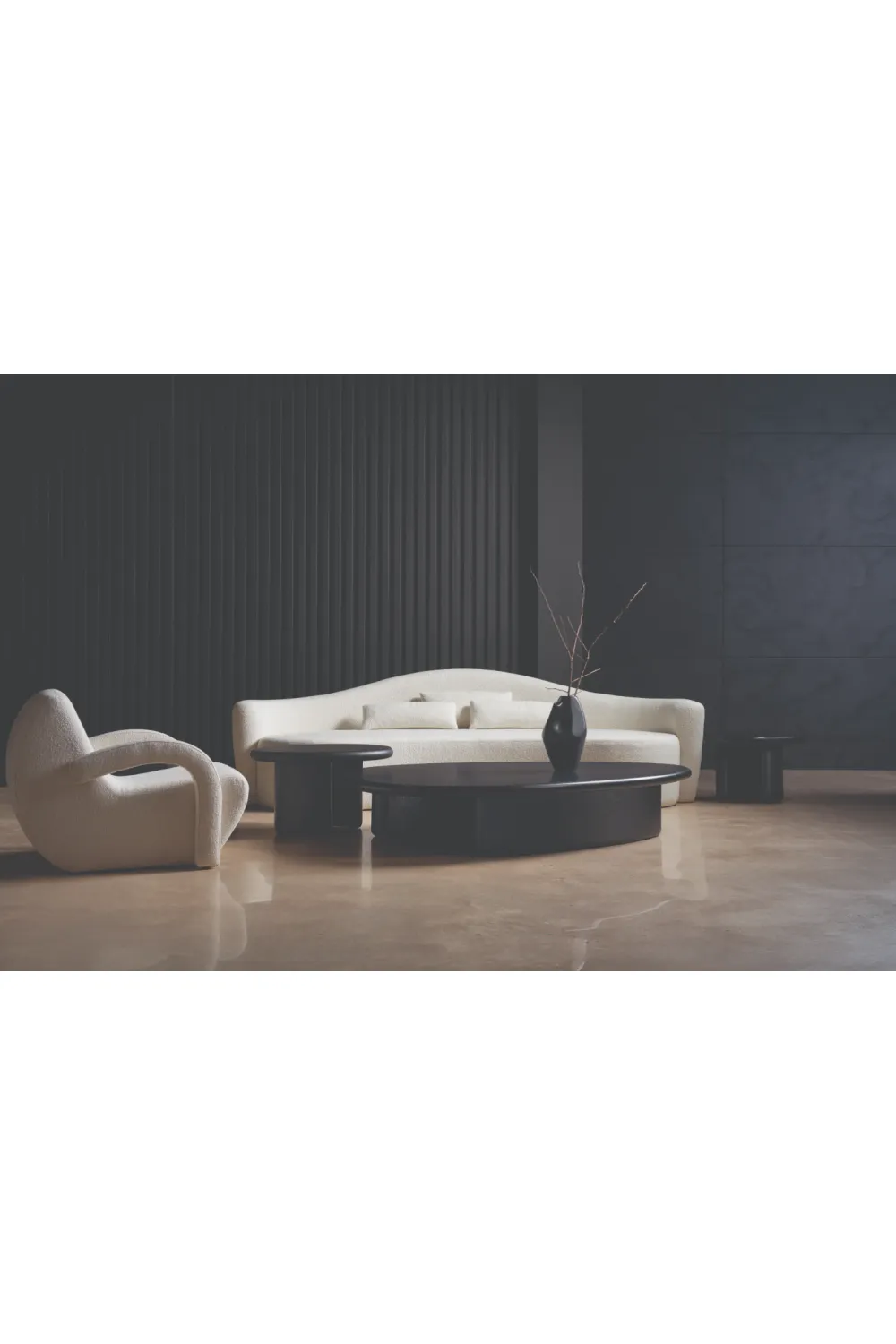 Black Ash Side Table S | Caracole Orion