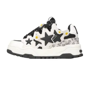 “Black Daisy“ Star Sneakers