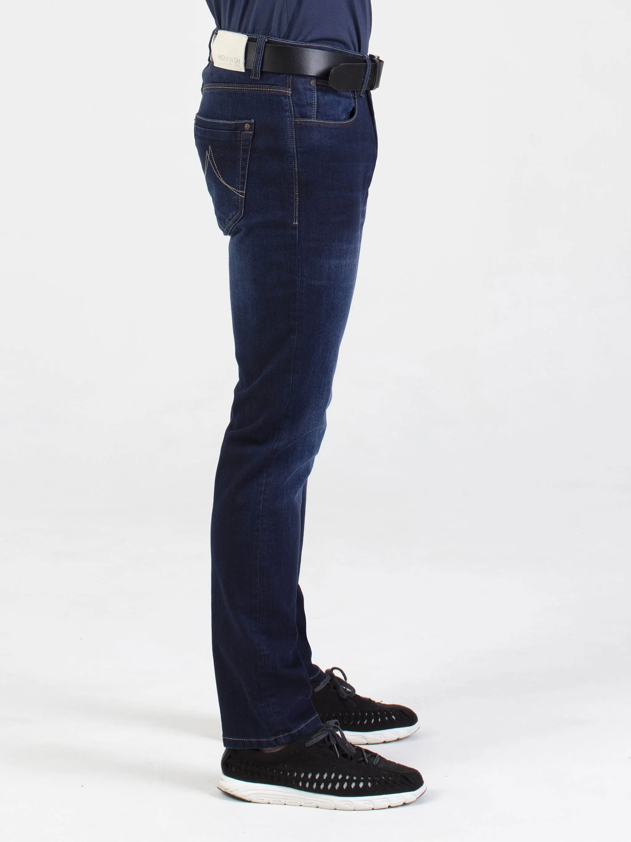 Bootcut (Flare) Fit Mid Stretch Recycled Denim Camaro Dark Jeans