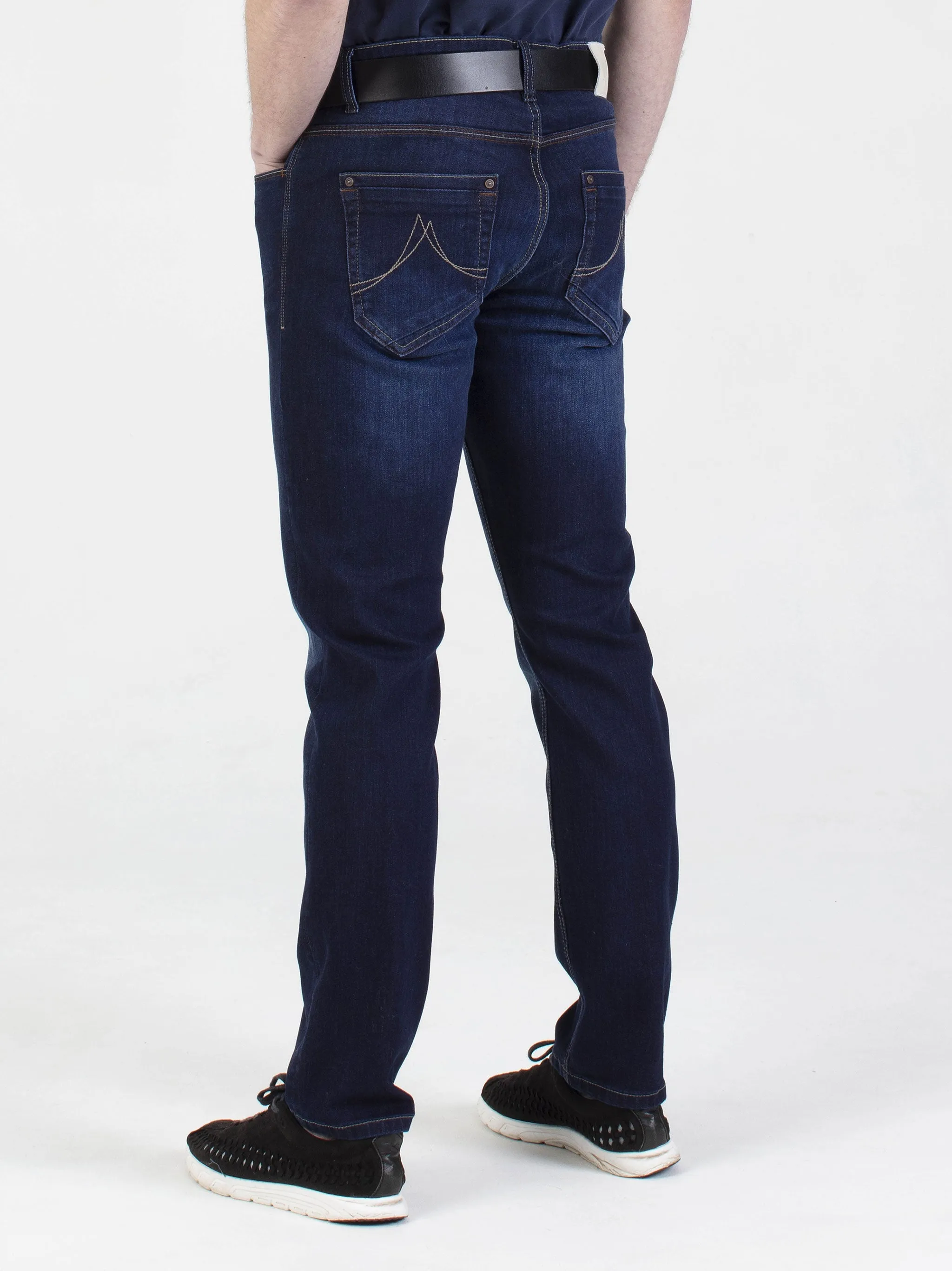 Bootcut (Flare) Fit Mid Stretch Recycled Denim Camaro Dark Jeans