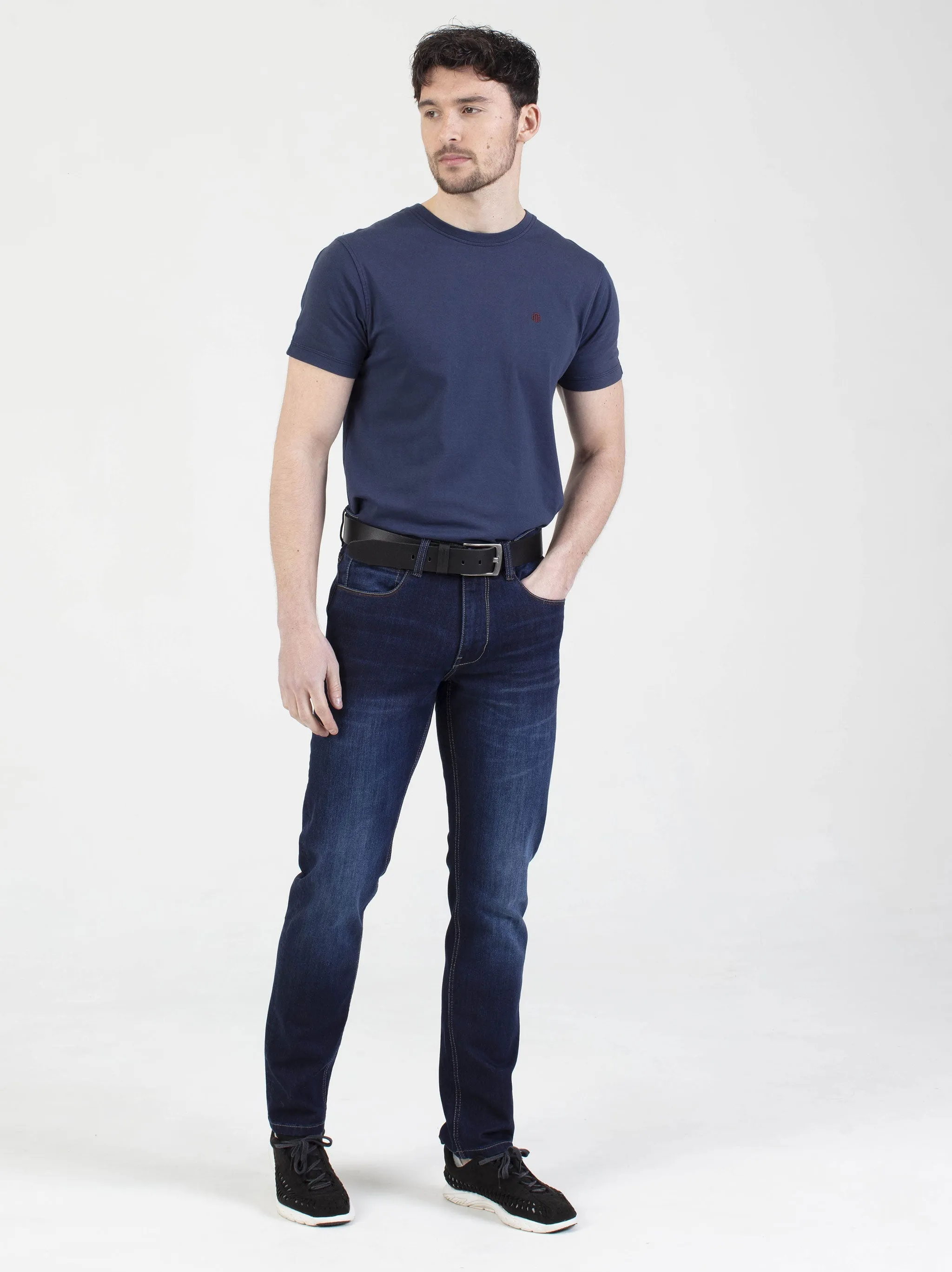 Bootcut (Flare) Fit Mid Stretch Recycled Denim Camaro Dark Jeans
