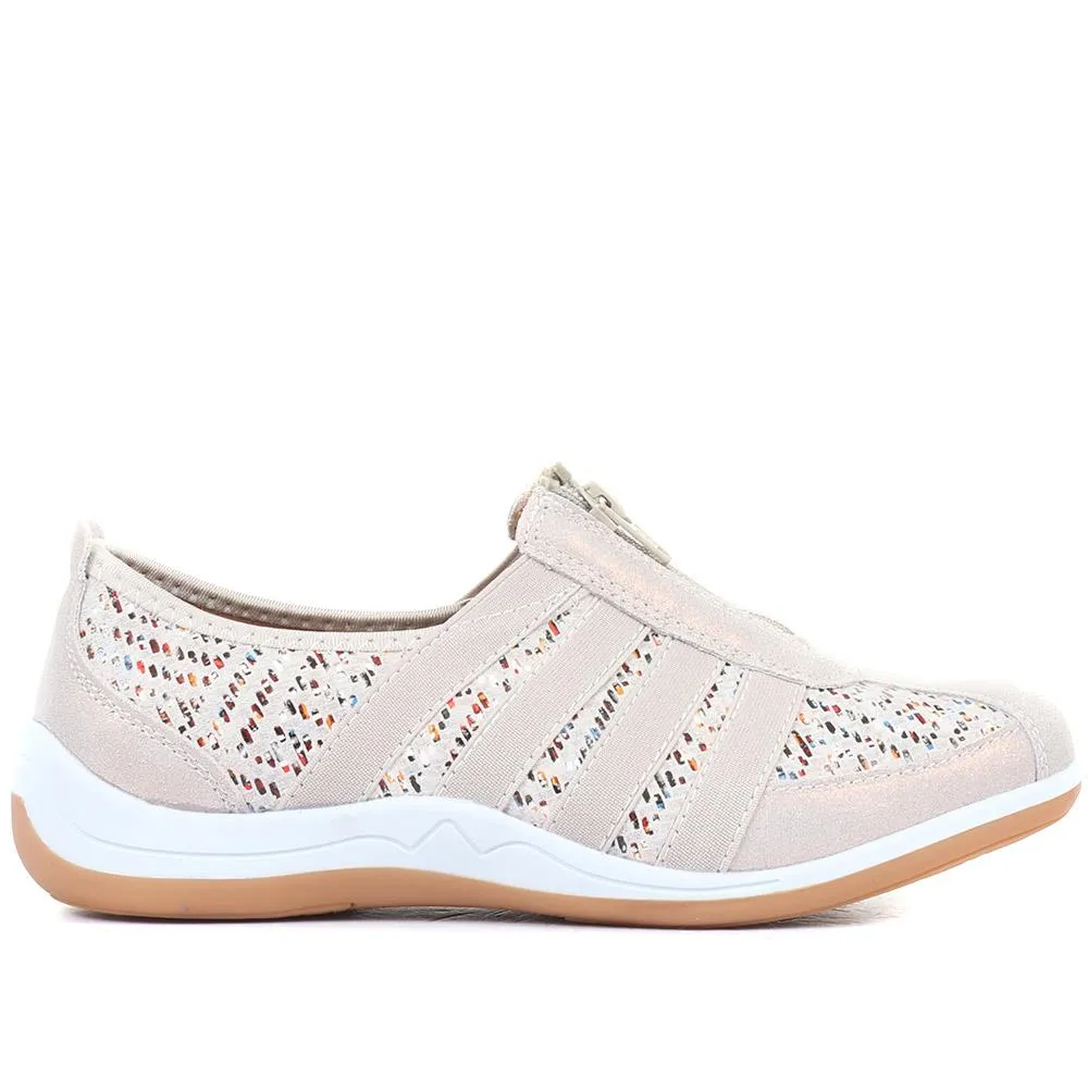 Casual Zip Up Trainers - BRK26003 / 310 512