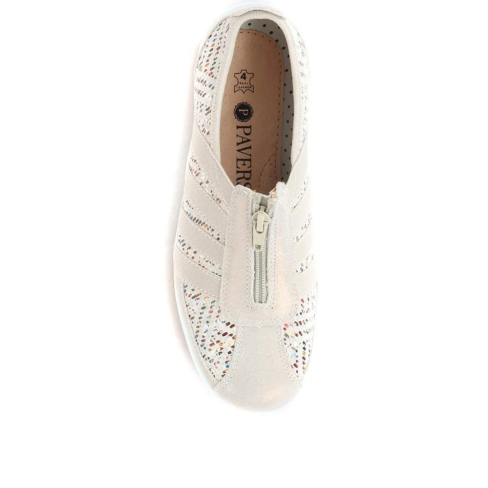 Casual Zip Up Trainers - BRK26003 / 310 512