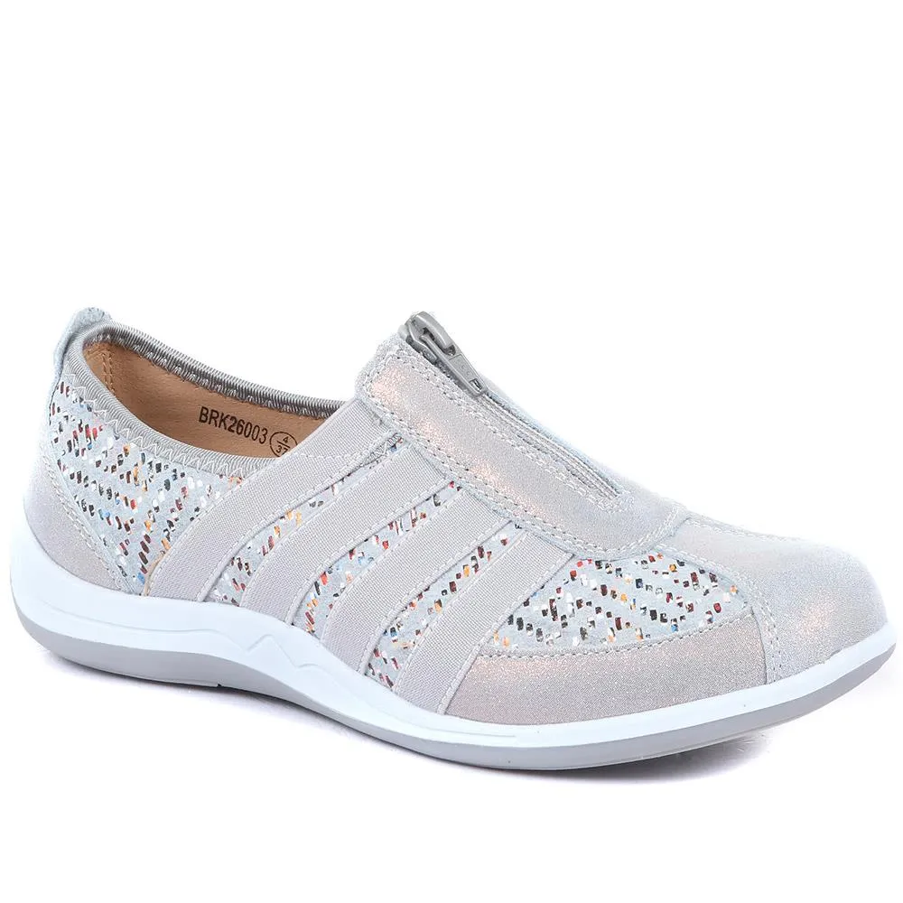 Casual Zip Up Trainers - BRK26003 / 310 512