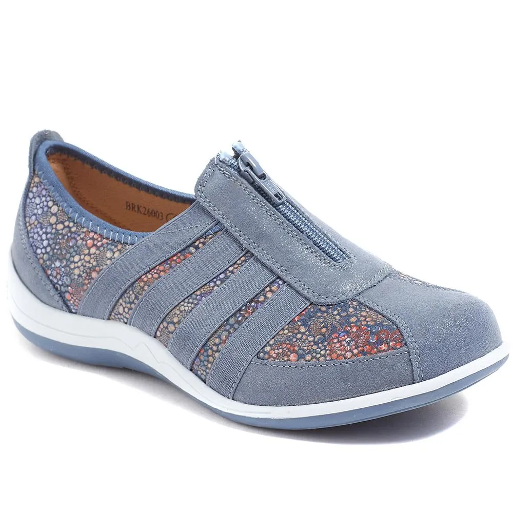Casual Zip Up Trainers - BRK26003 / 310 512