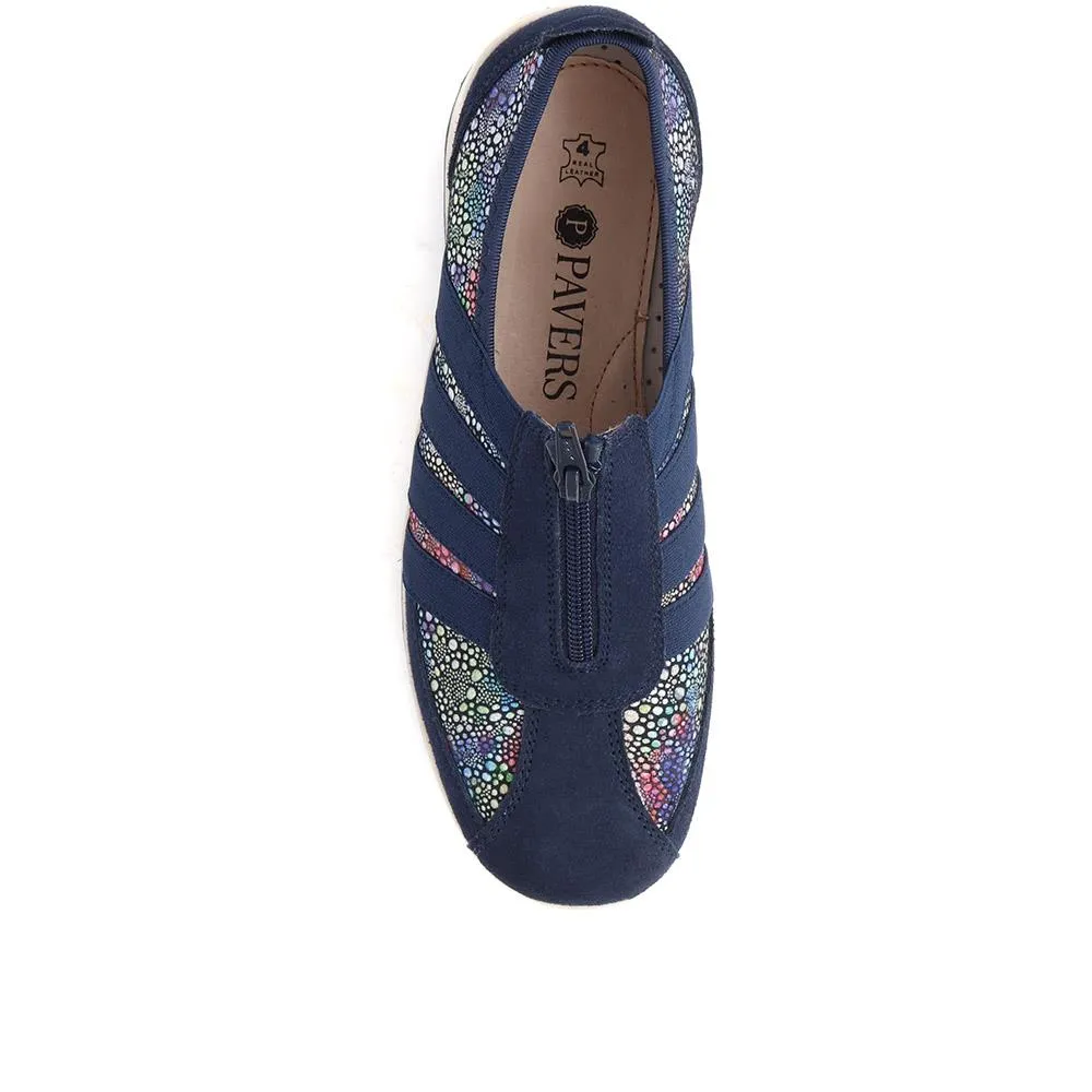 Casual Zip Up Trainers - BRK26003 / 310 512
