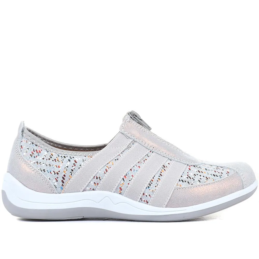 Casual Zip Up Trainers - BRK26003 / 310 512