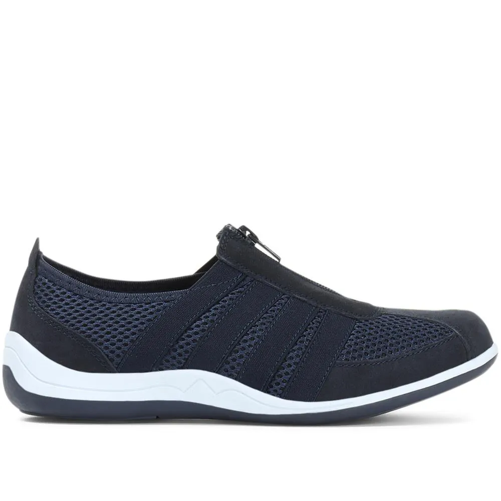 Casual Zip Up Trainers - BRK26003 / 310 512