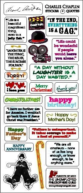 Charlie Chaplin Greeting Card
