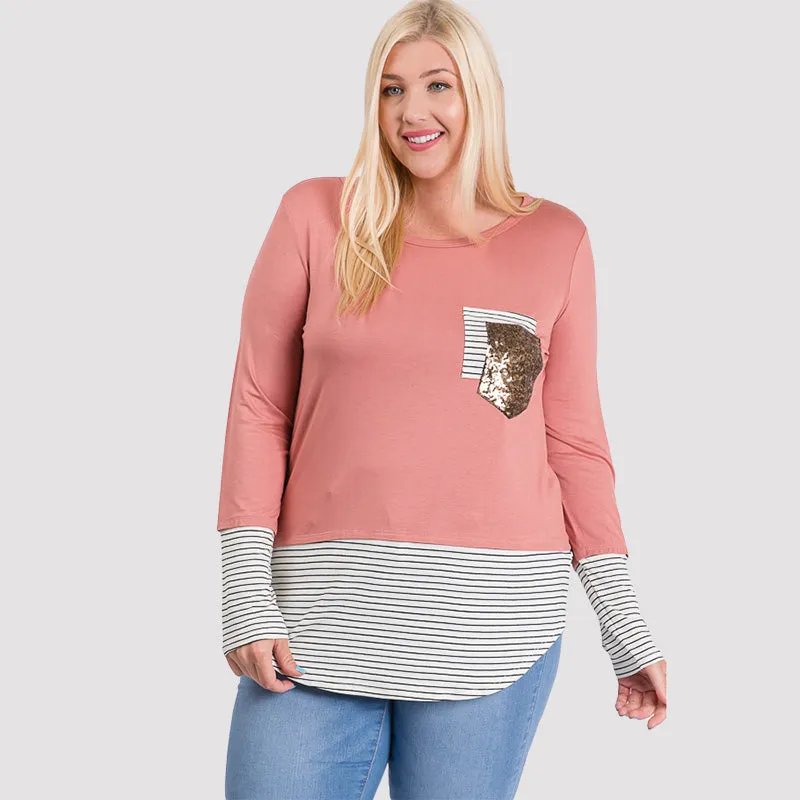 Curve Sule Top (Rose)