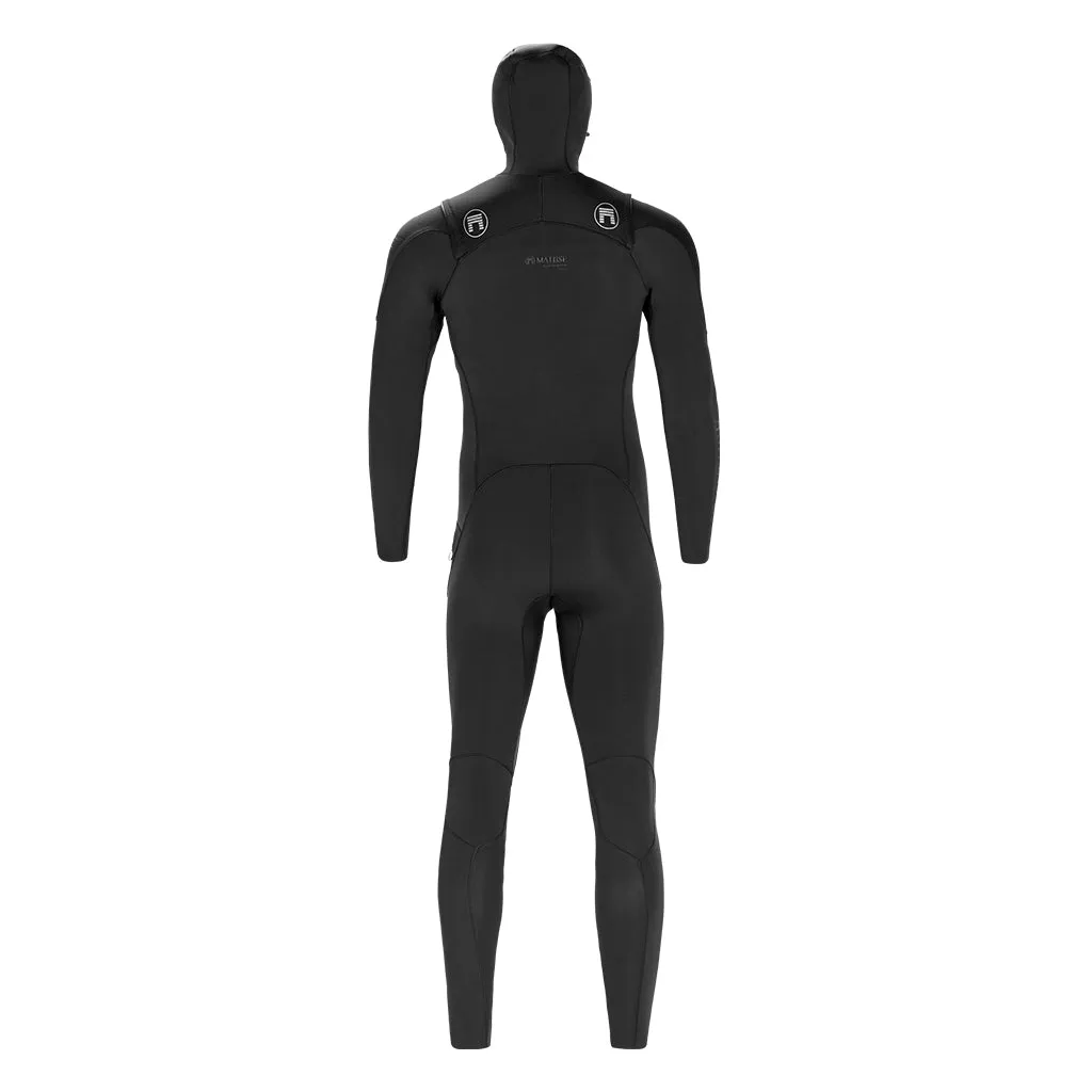 DANTE HOODED 4/3MM CHEST ZIP