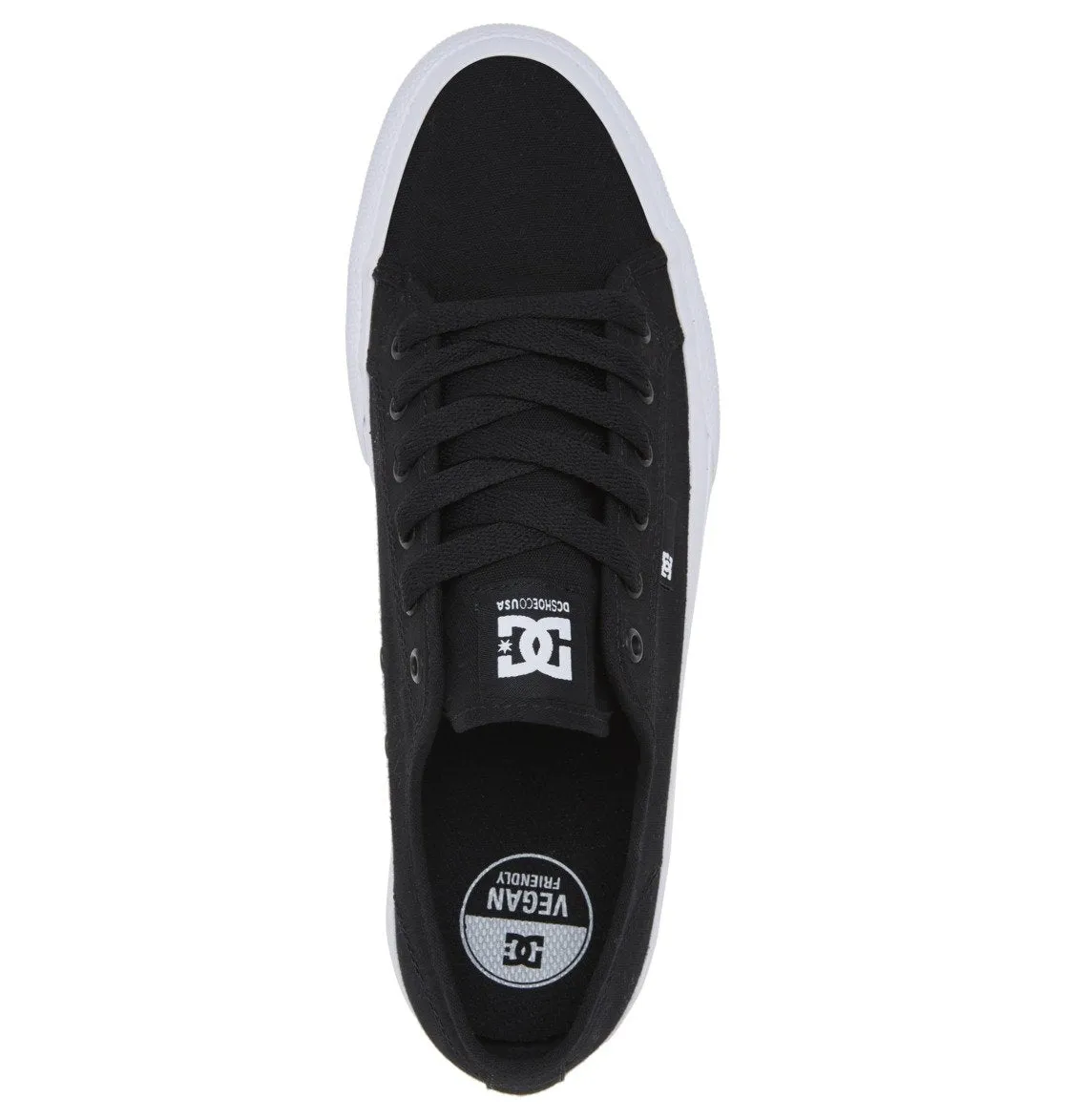 DC Unisex Manual Shoes Black/White ADYS300591-BKW
