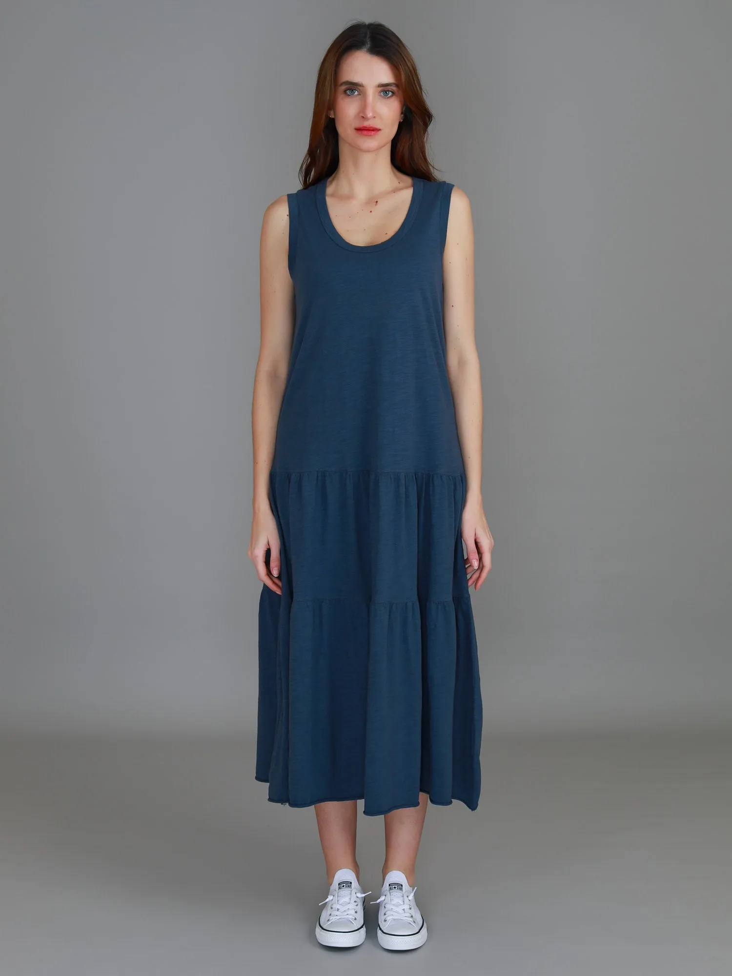 Ella Tiered Midi Dress