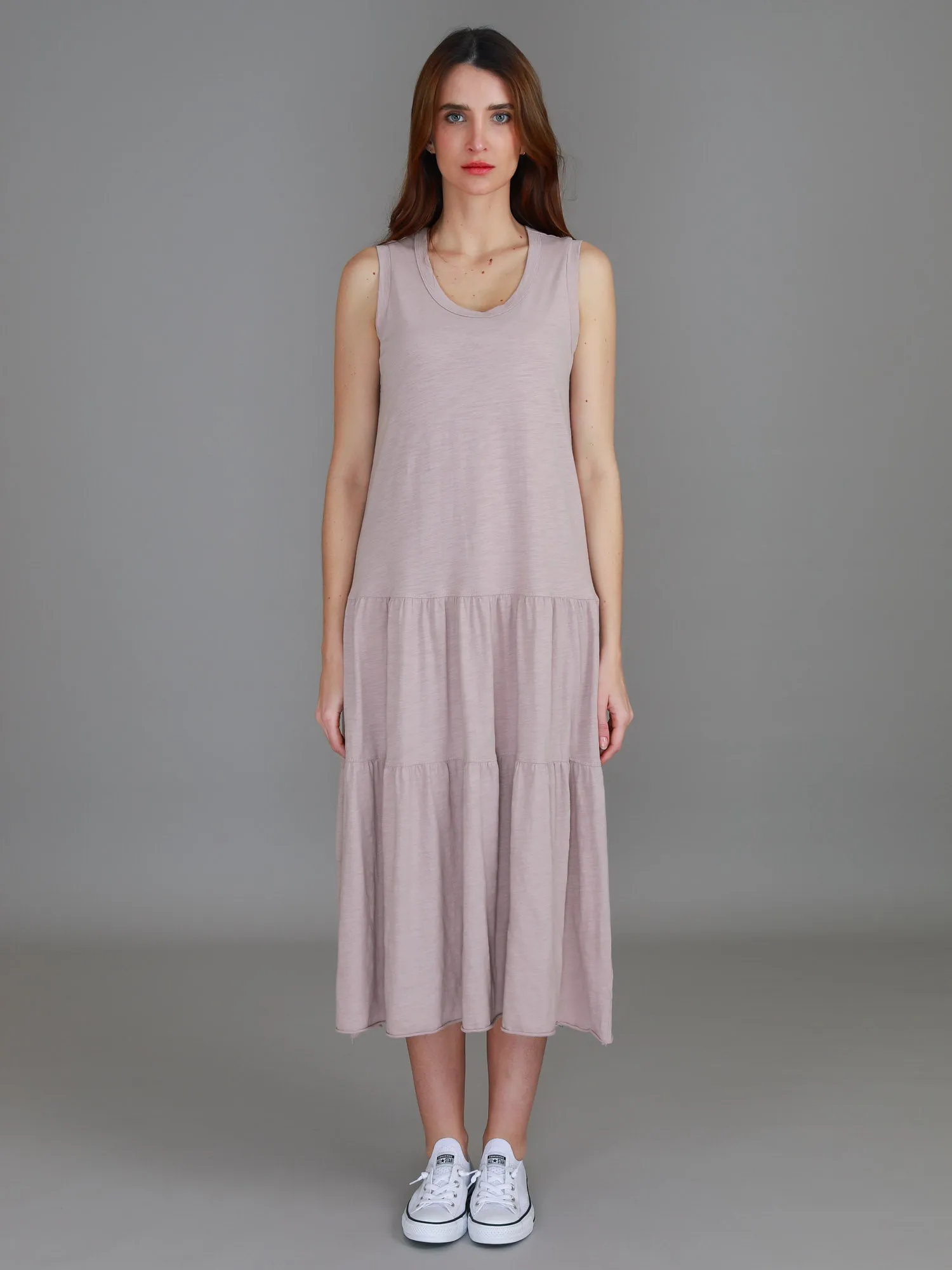 Ella Tiered Midi Dress
