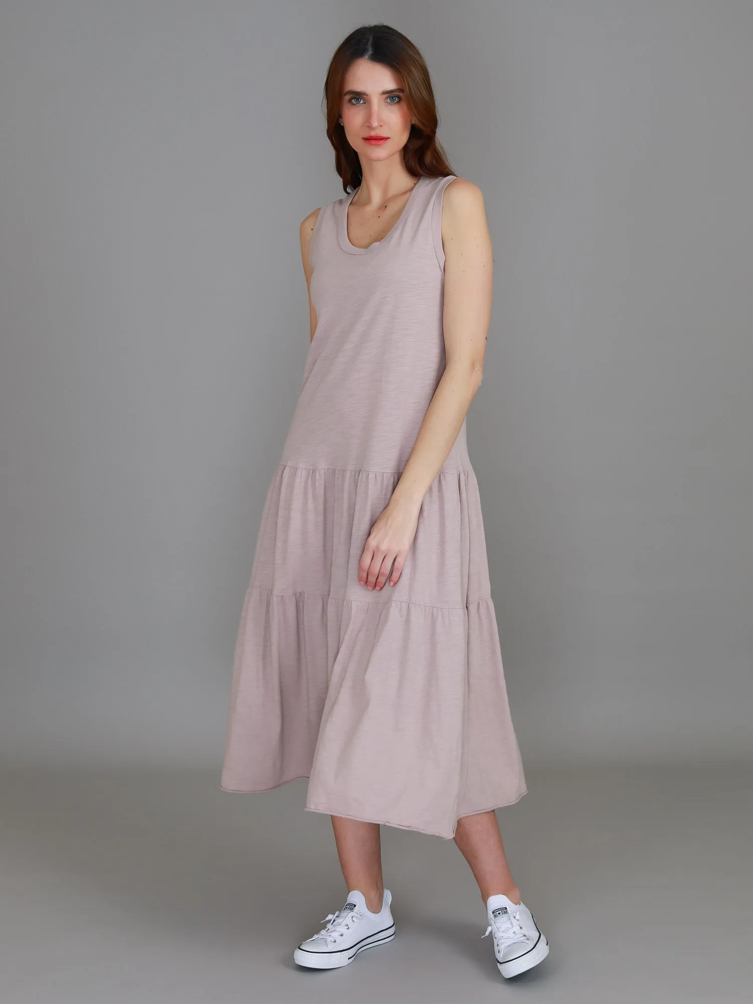 Ella Tiered Midi Dress