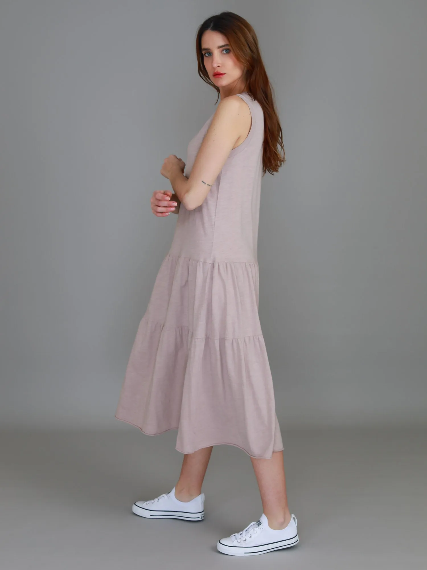 Ella Tiered Midi Dress