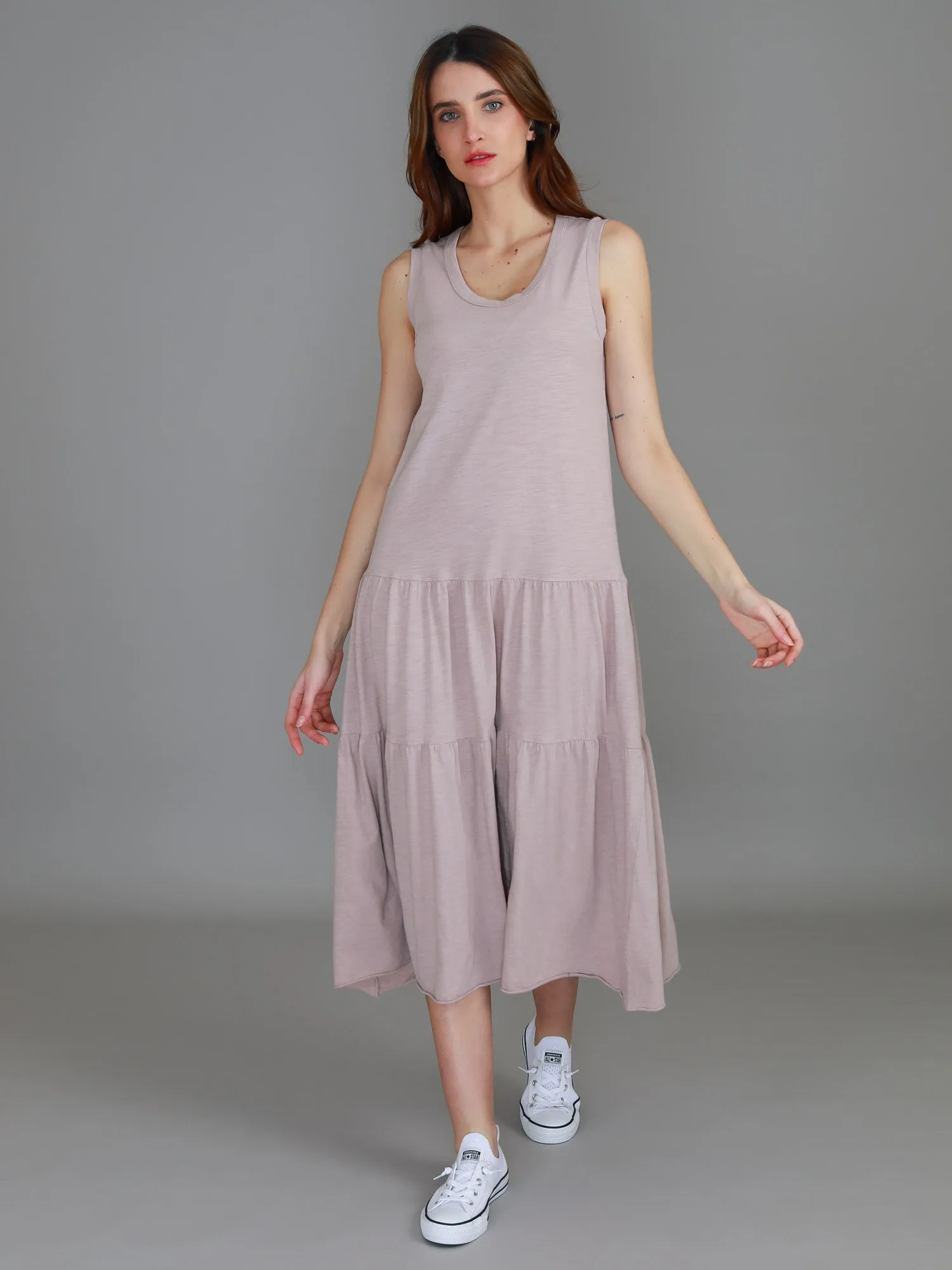 Ella Tiered Midi Dress