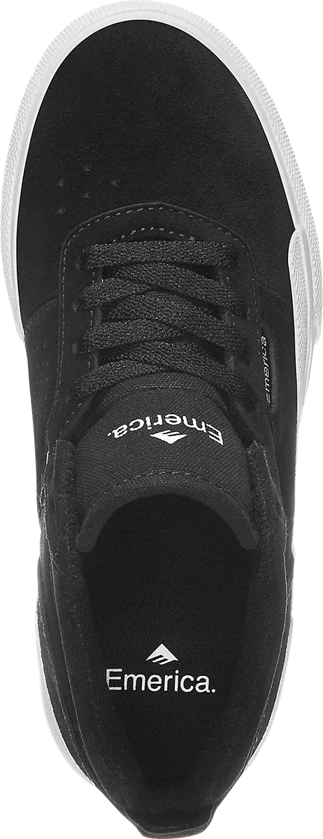 EMERICA Pillar Shoes Youth Black/White/Gold