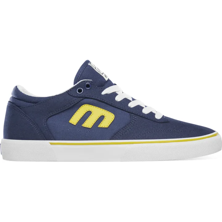 Etnies Windrow Vulc x Sheep Skateboard Shoe - Navy/Yellow/White