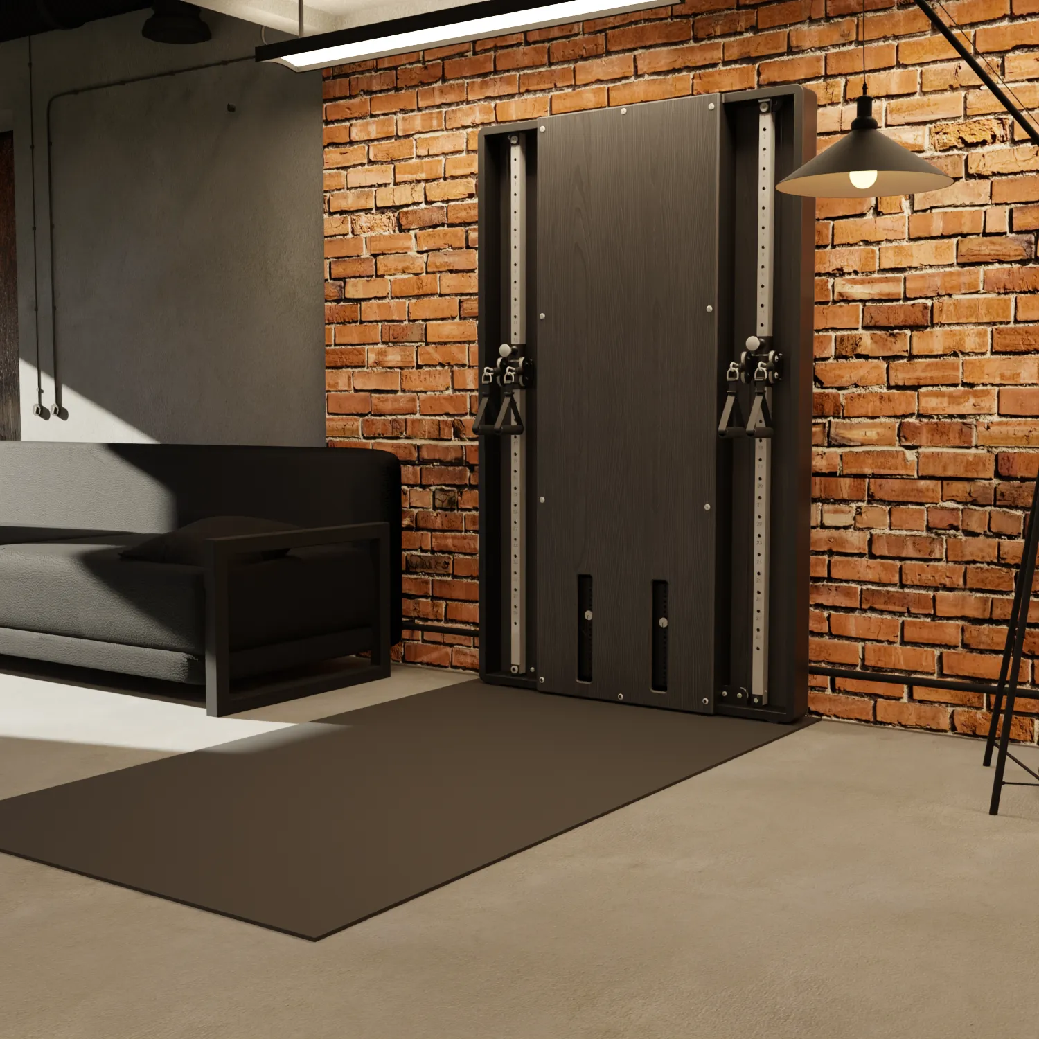 Flow 6 Black -  Wall Mounted Functional Trainer