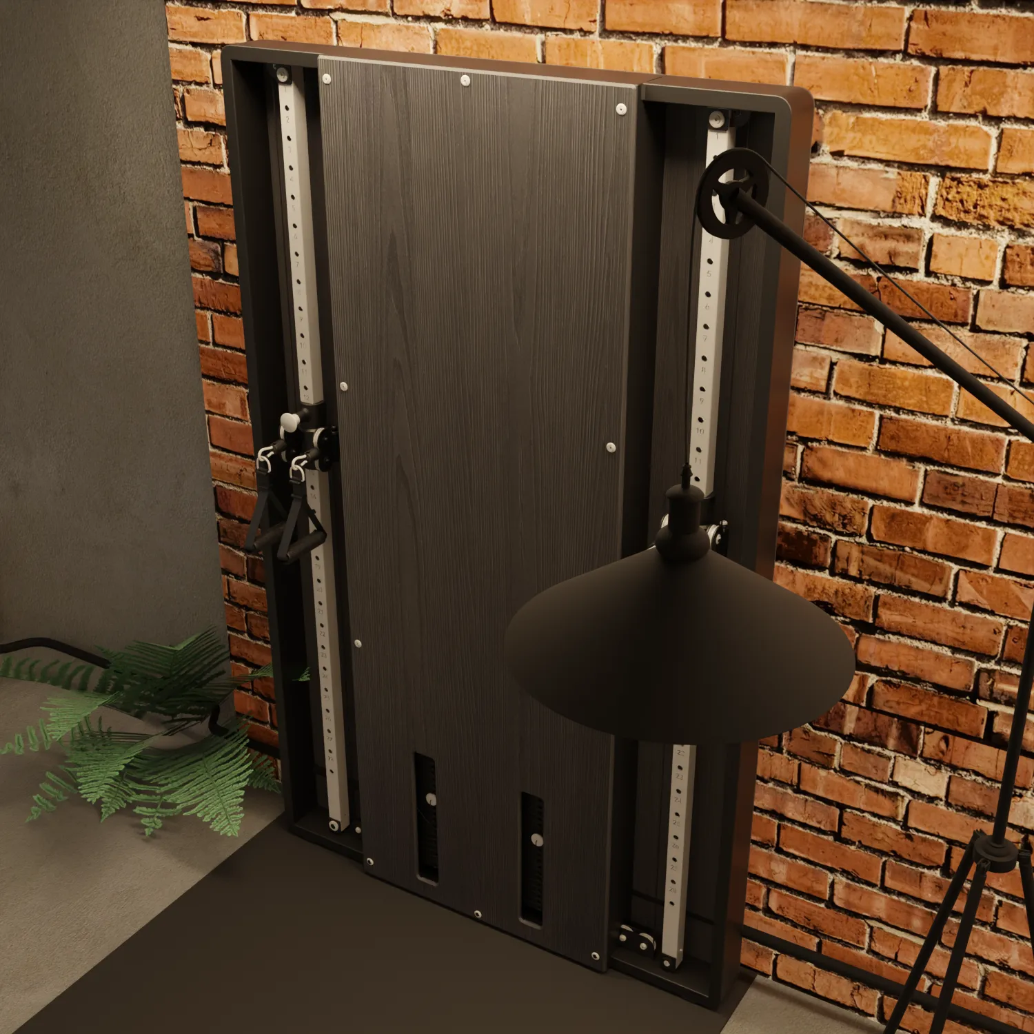 Flow 6 Black -  Wall Mounted Functional Trainer