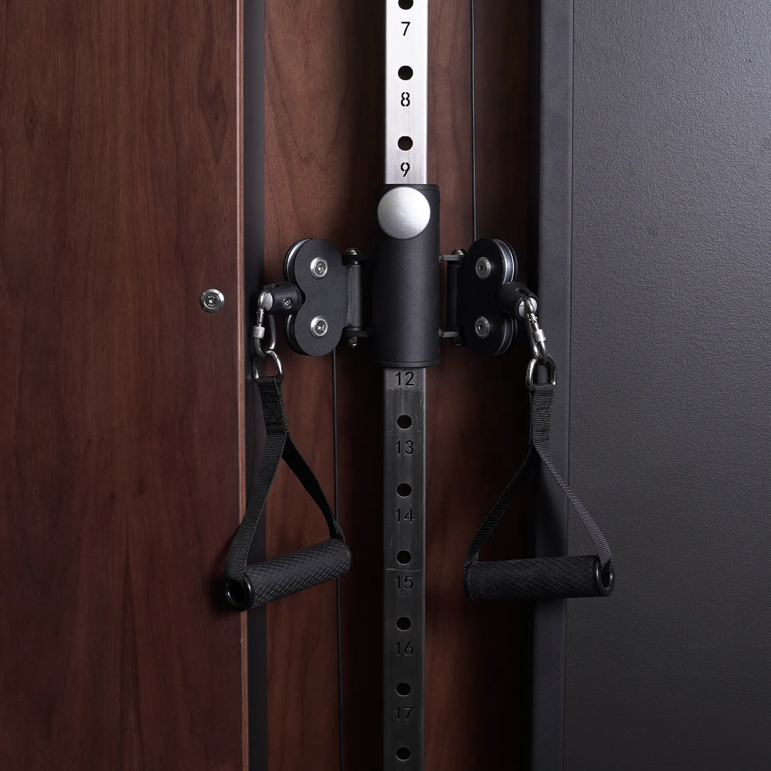 Flow 6 Walnut - Wall Mounted Functional Trainer