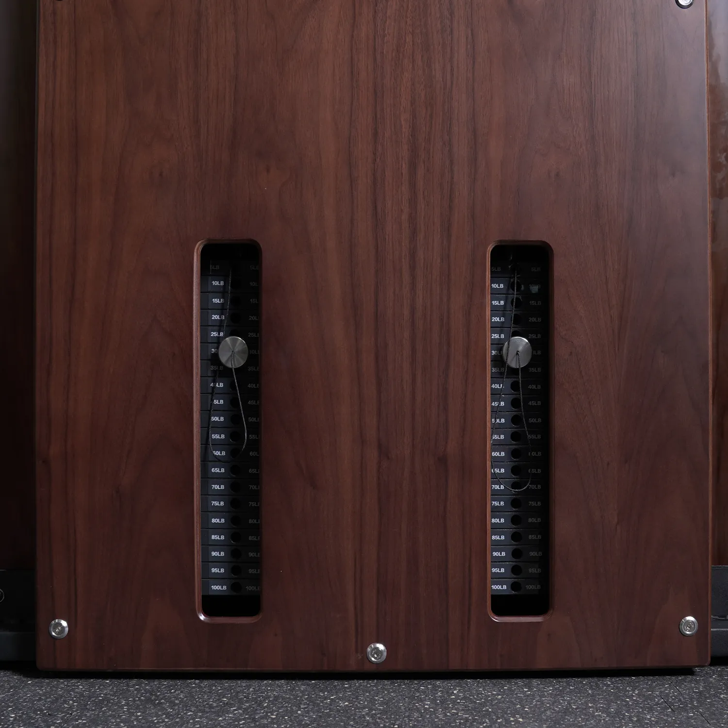 Flow 6 Walnut - Wall Mounted Functional Trainer