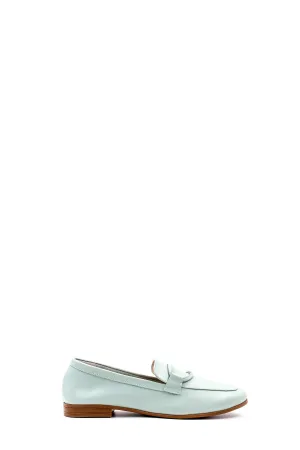 FST Genuine Leather Women's Ballerina Shoes 419ZAE6 Water Green - Siena