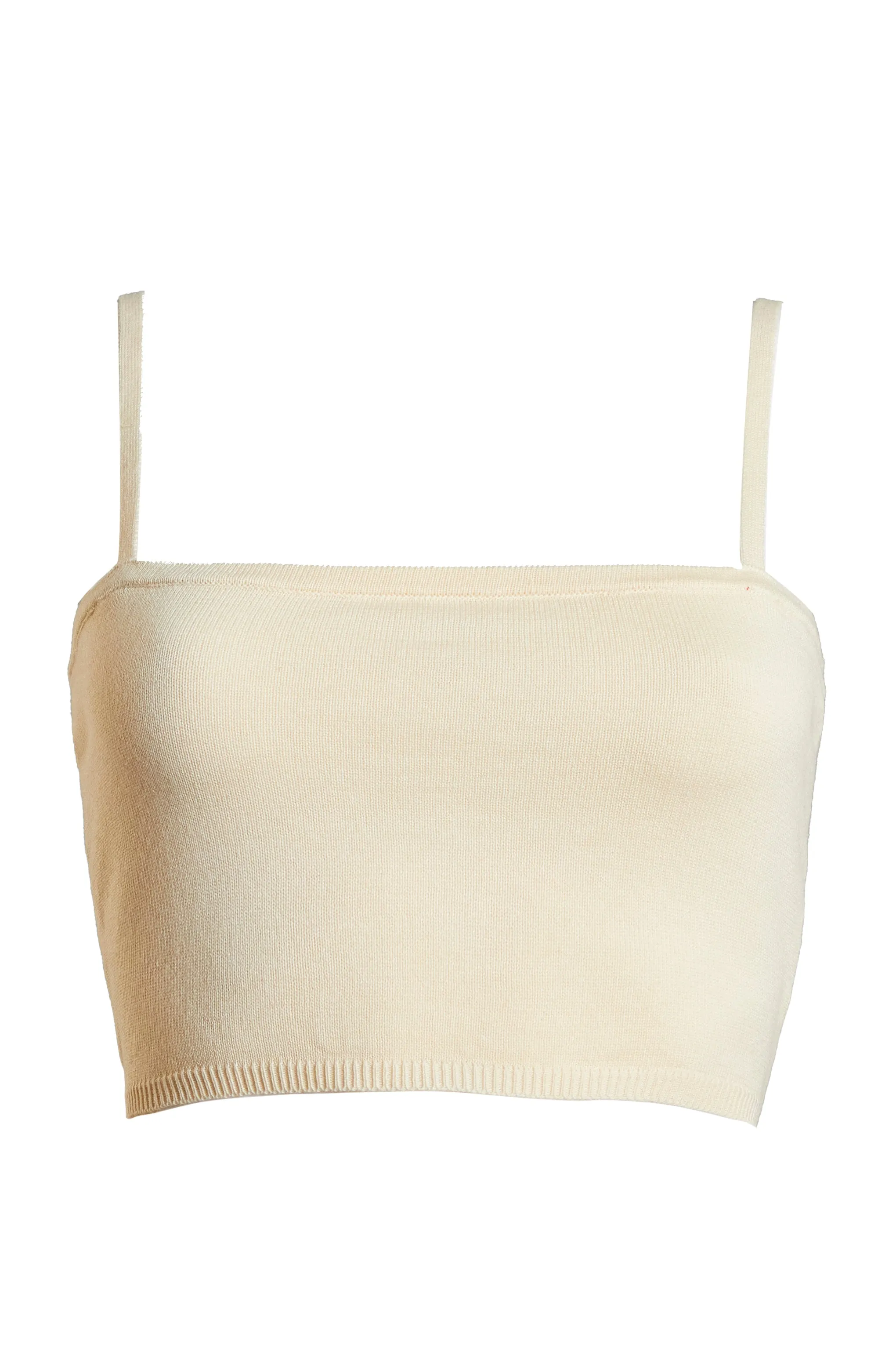 Glamorous Womens Cream Crop Top