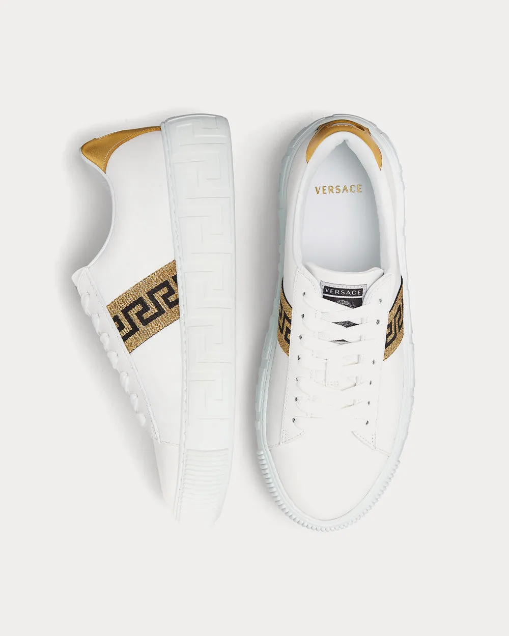 Greca White / Print Low Top Sneakers
