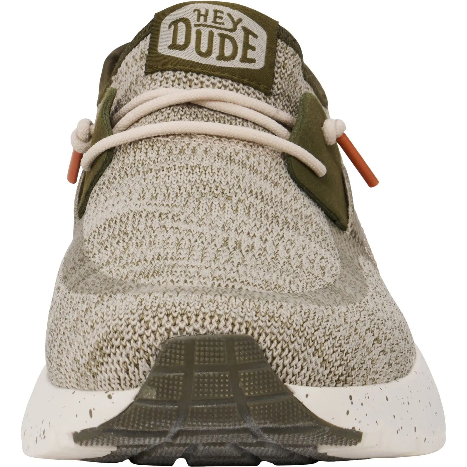 HEYDUDE Sirocco Sport Mode Nylon Men's Green/Dusty Olive/Orange Trainers