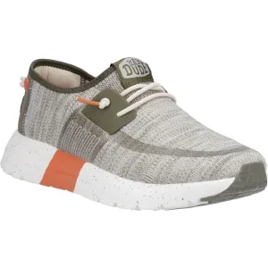 HEYDUDE Sirocco Sport Mode Nylon Men's Green/Dusty Olive/Orange Trainers