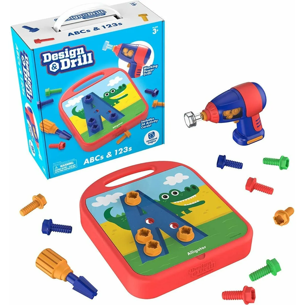 Learning Resources Design and Drill ABCs and 123s  3Y 