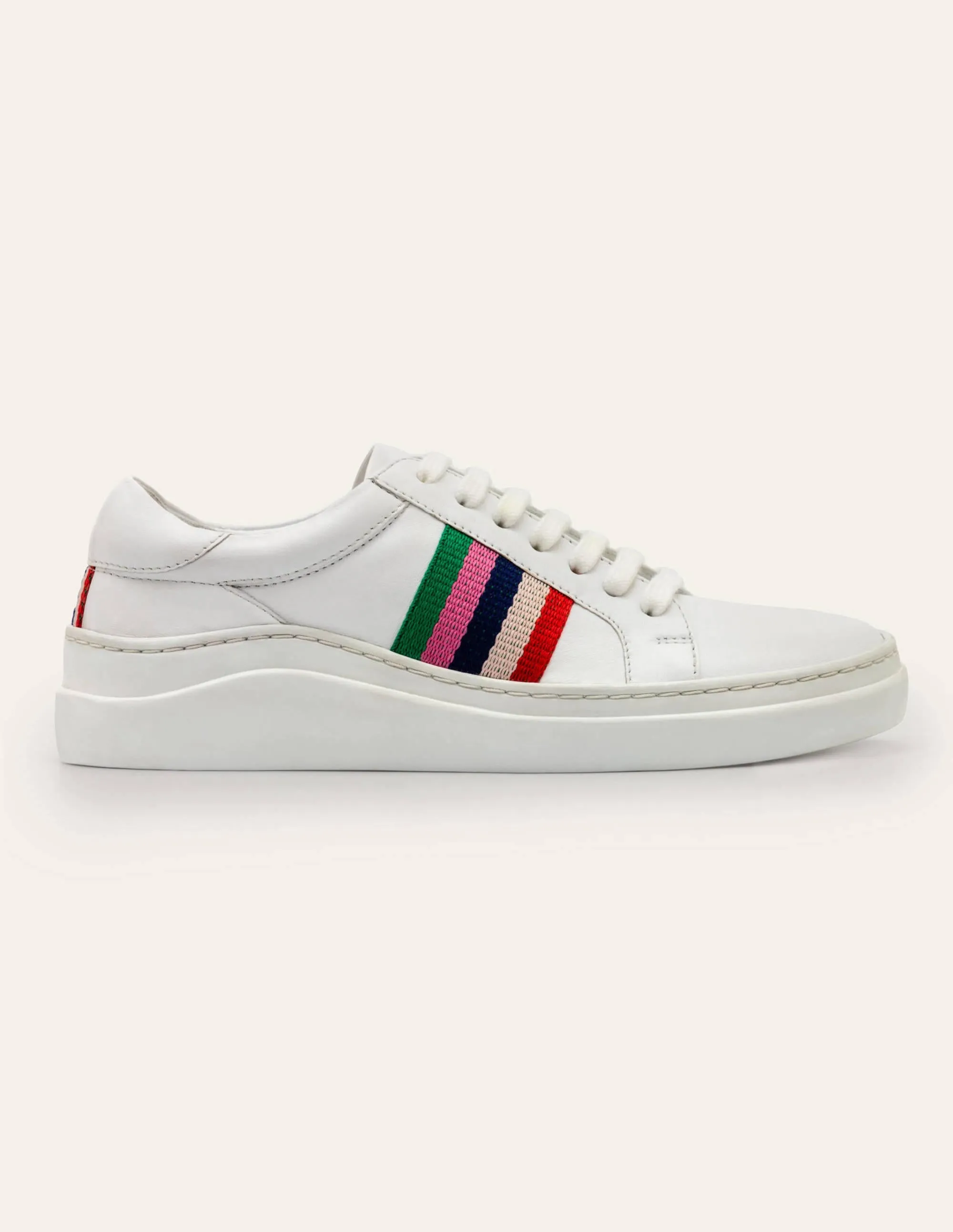Maria Comfort Trainers-White/Multi Stripe