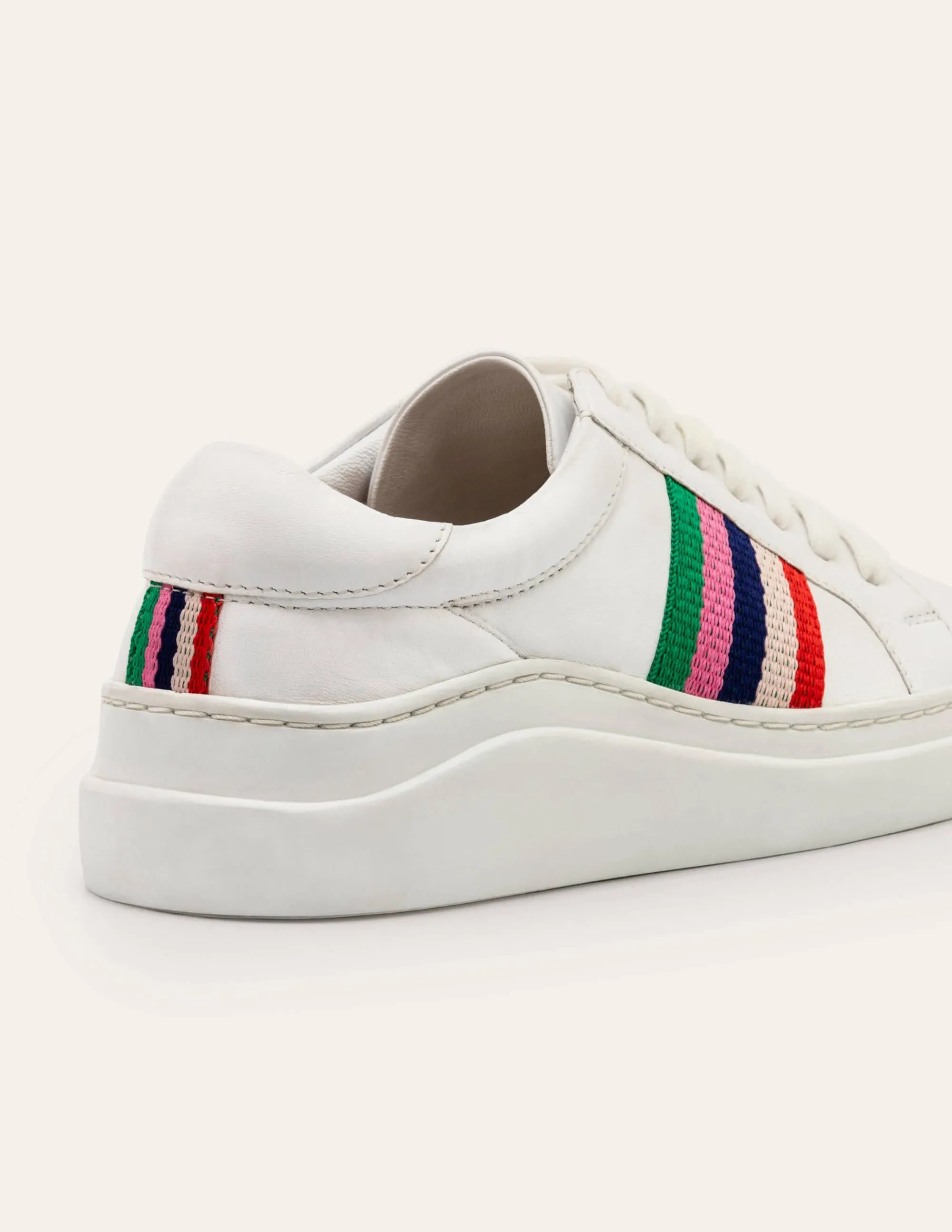 Maria Comfort Trainers-White/Multi Stripe