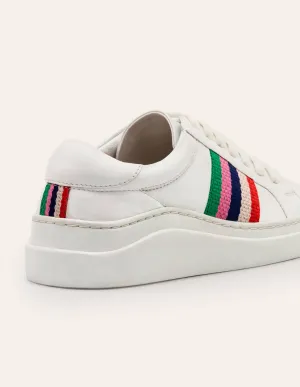 Maria Comfort Trainers-White/Multi Stripe