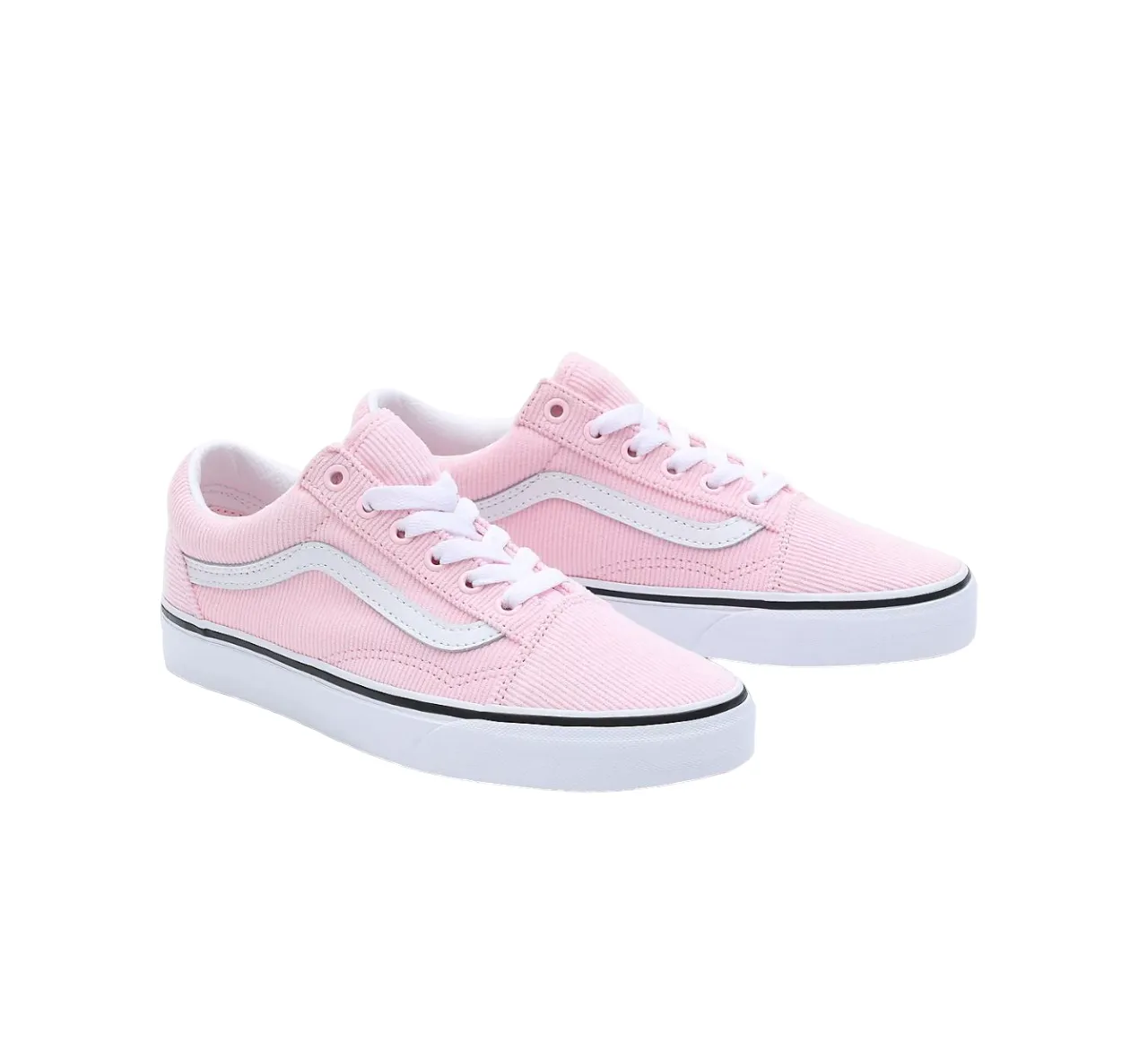 Mens Vans Old Skool Mini Cord Shoes Pink