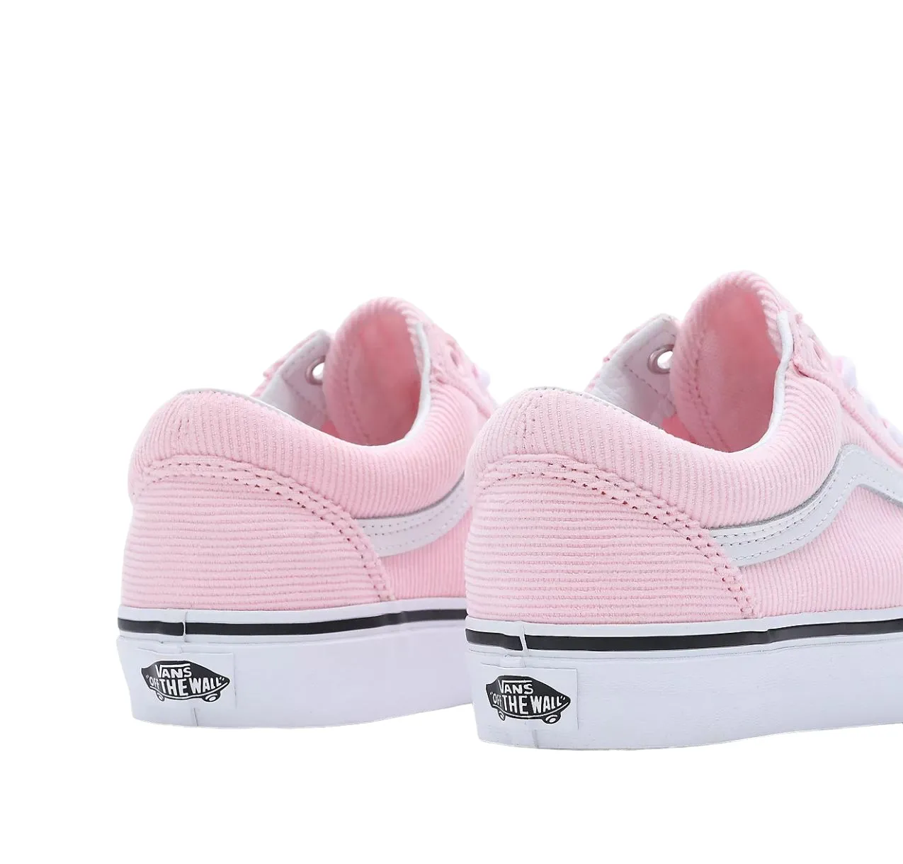 Mens Vans Old Skool Mini Cord Shoes Pink
