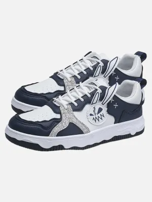 Niceprimes Niche Patchwork Leather Breathable Board Shoes