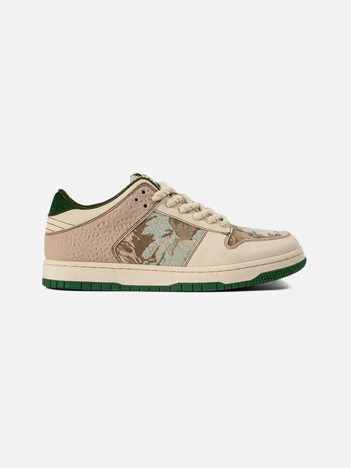 Niceprimes Oil Painting Forest Print Skate Shoes