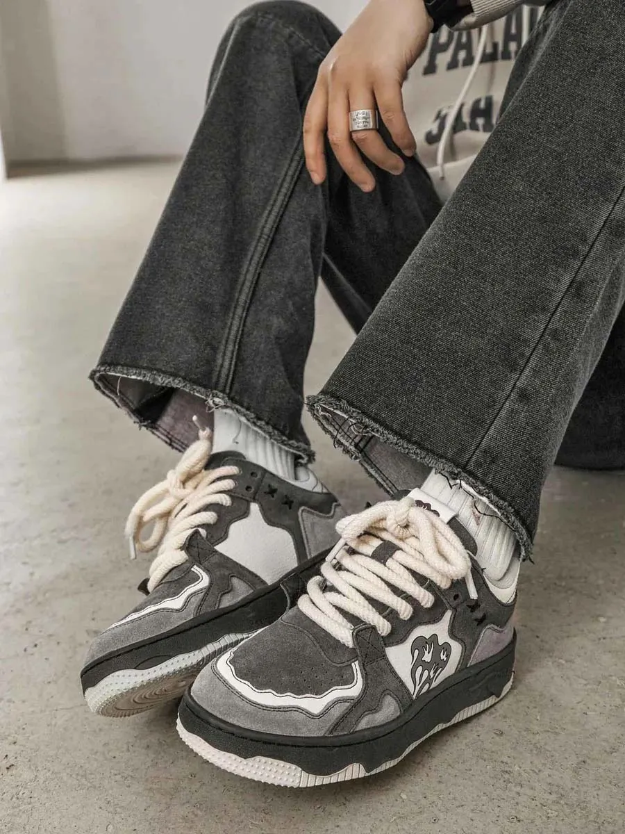 Niceprimes Vintage Niche Casual Couple Skate Shoes